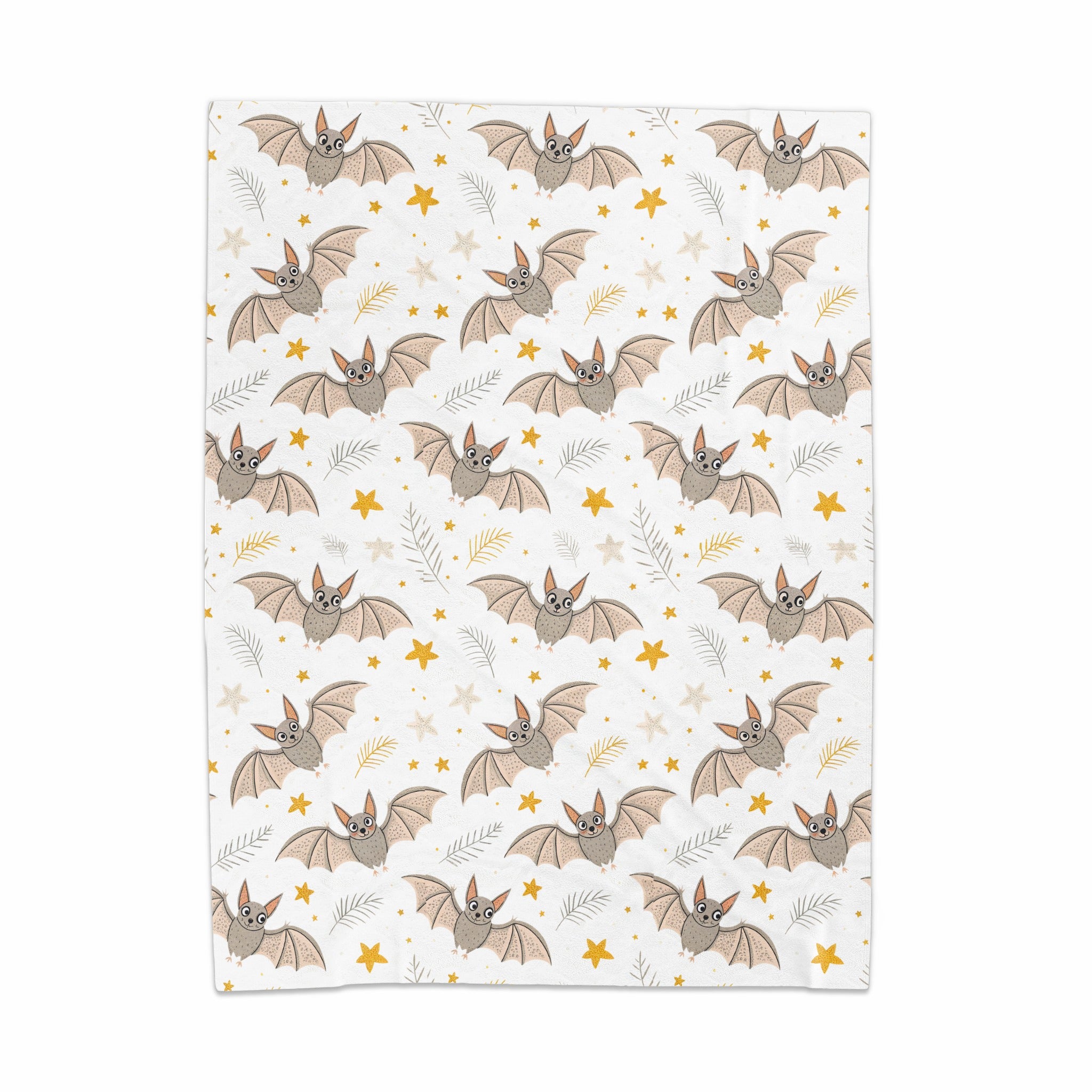 Cute Cartoon Bats and Stars Pattern Blanket product