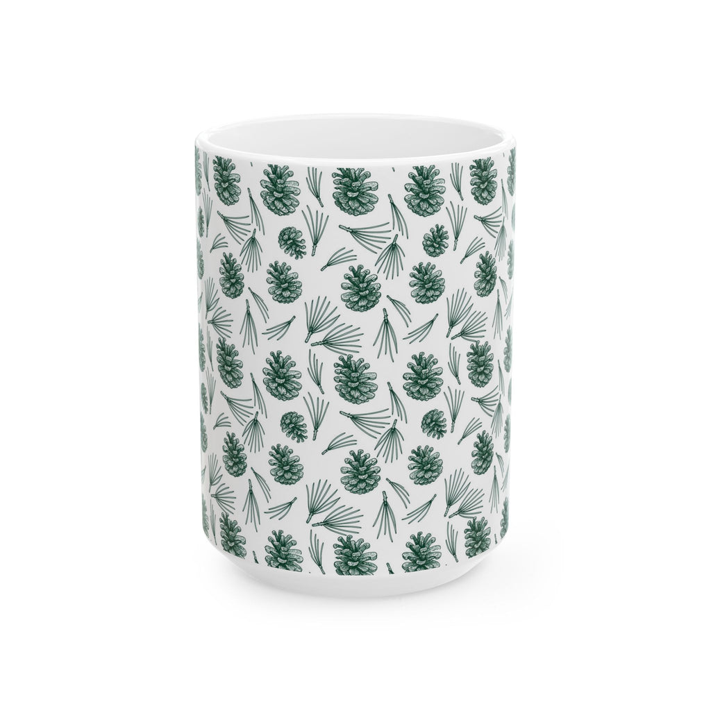 Pinecone & Pine Needle Mug