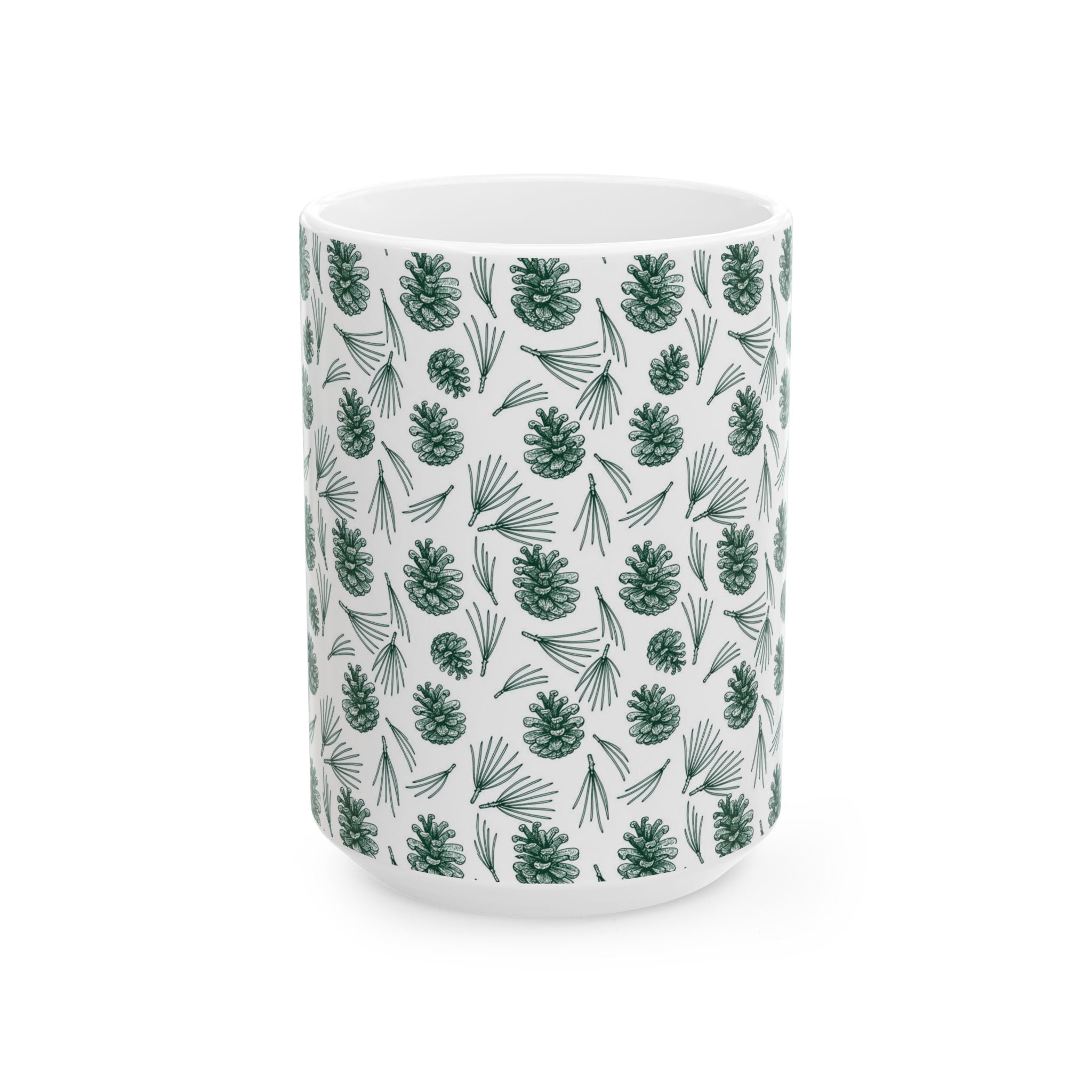 Pinecone & Pine Needle Mug