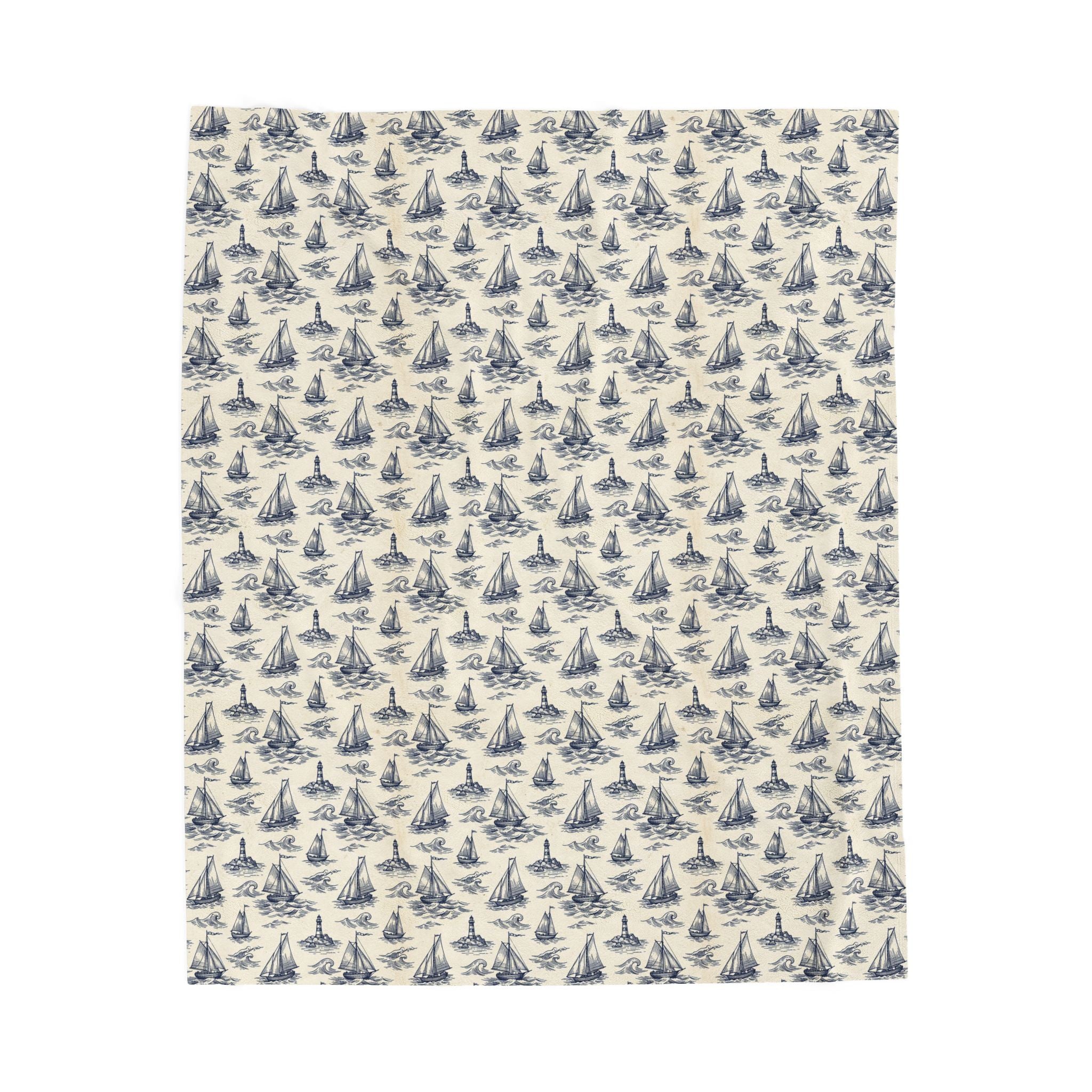 Vintage Sailboat Blanket