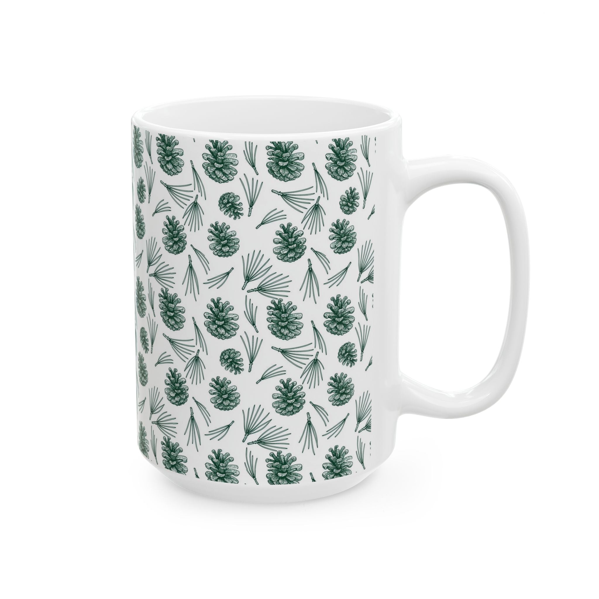 Pinecone & Pine Needle Mug