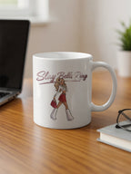 Slay Bells Ring chic girl mug design