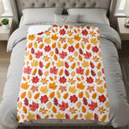Colorful Autumn Leaves Patterned Bedding product type