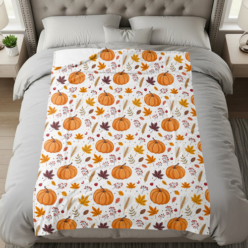 Cozy Autumn Pumpkin Patterned Bedding product