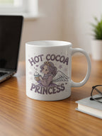 Hot Cocoa Princess Mug Perfect for Warm Drinks