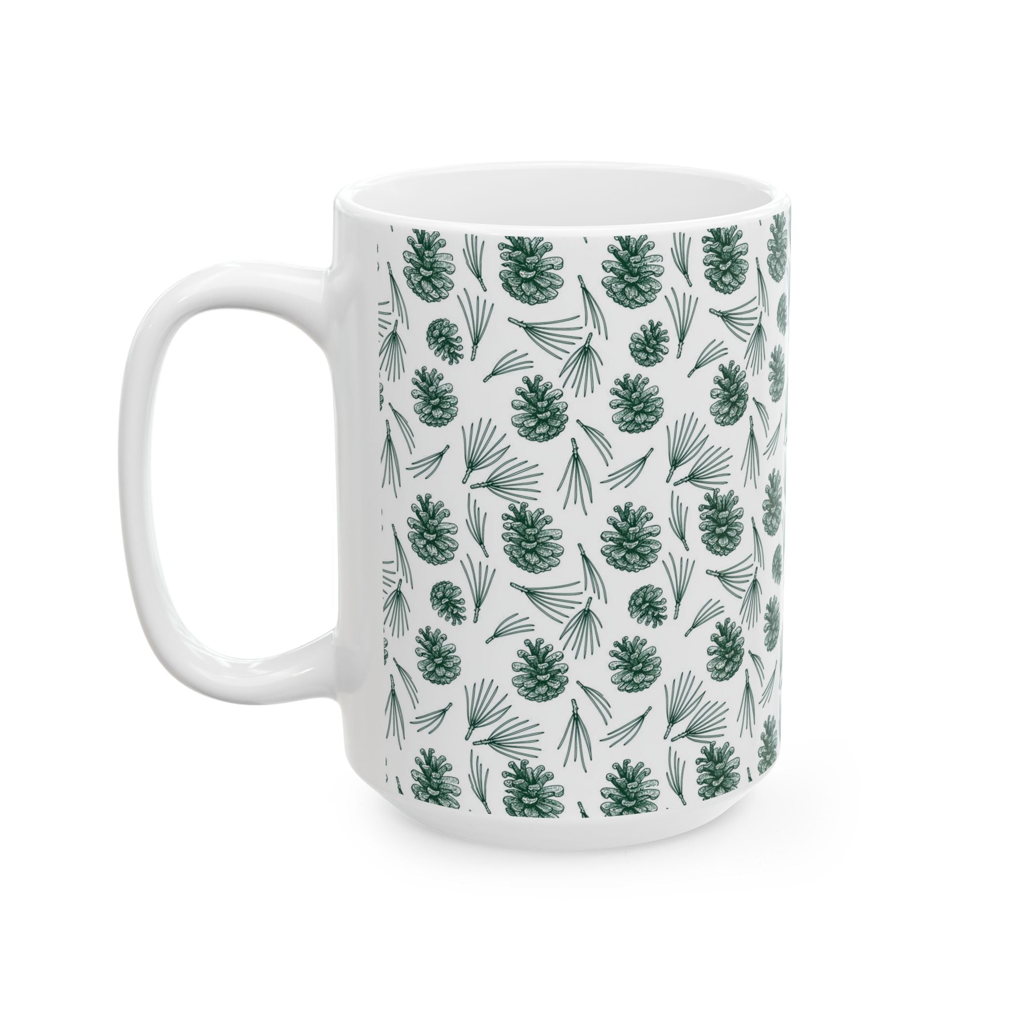 Pinecone & Pine Needle Mug