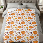 Autumn Pumpkin and Leaves Printed Bedding product