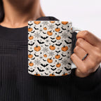Halloween Pumpkin and Bat Design Mug product