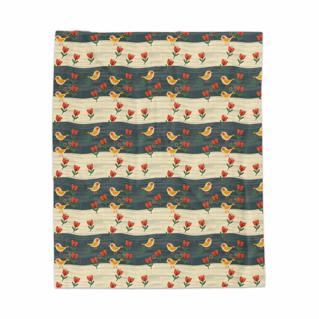 Vintage Bird and Floral Pattern Design product