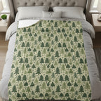 Cozy Forest Themed Blanket For Any Bedroom Decor