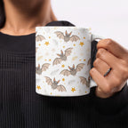 Cute Bat and Stars Pattern Ceramic Mug product