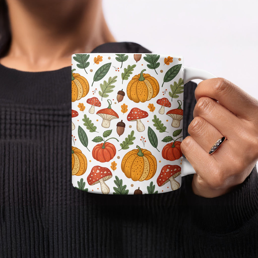 Autumn Harvest Patterned Coffee Mug product