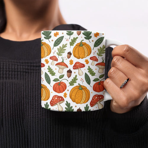 Autumn Harvest Patterned Coffee Mug product