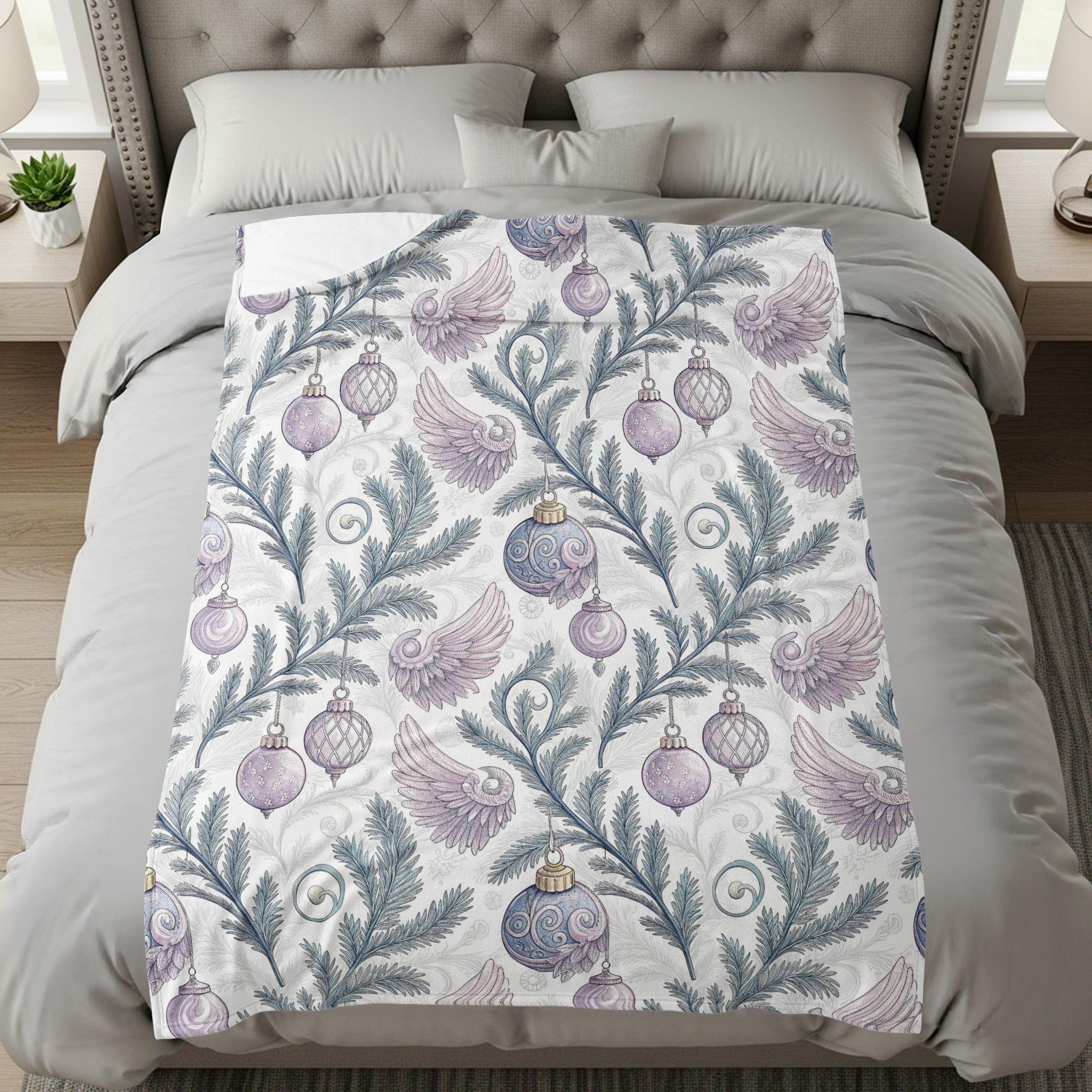 Elegant Vintage Ornament Patterned Cozy Bedding