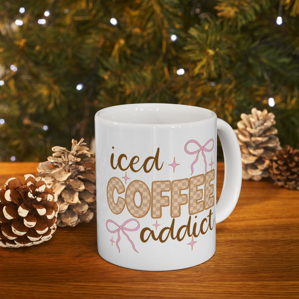 Iced Coffee Addict Mug for Enthusiastic Beverage Lovers
