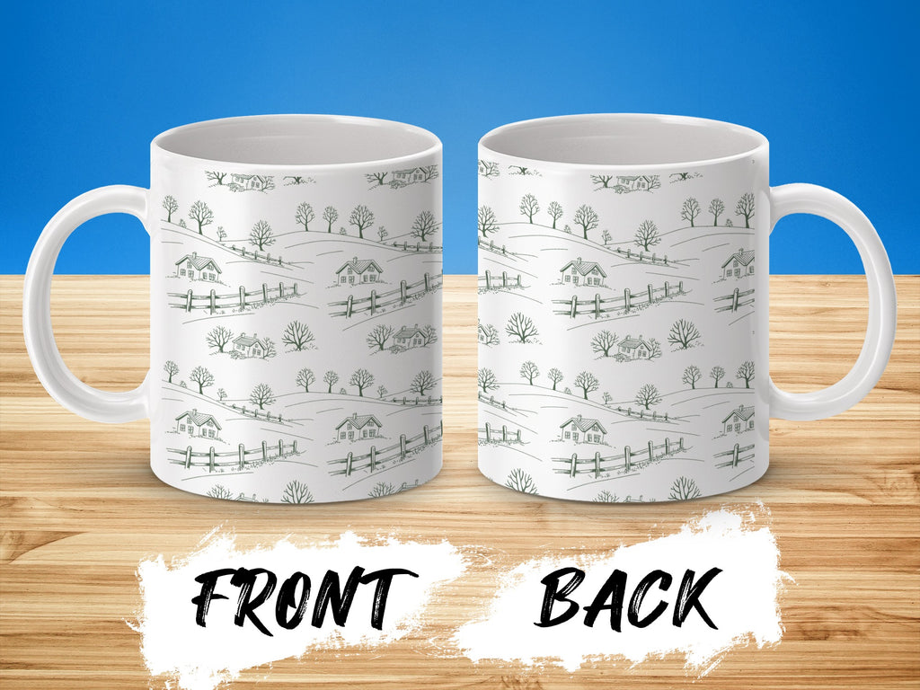 Scenic Countryside Landscape Design Mug product type