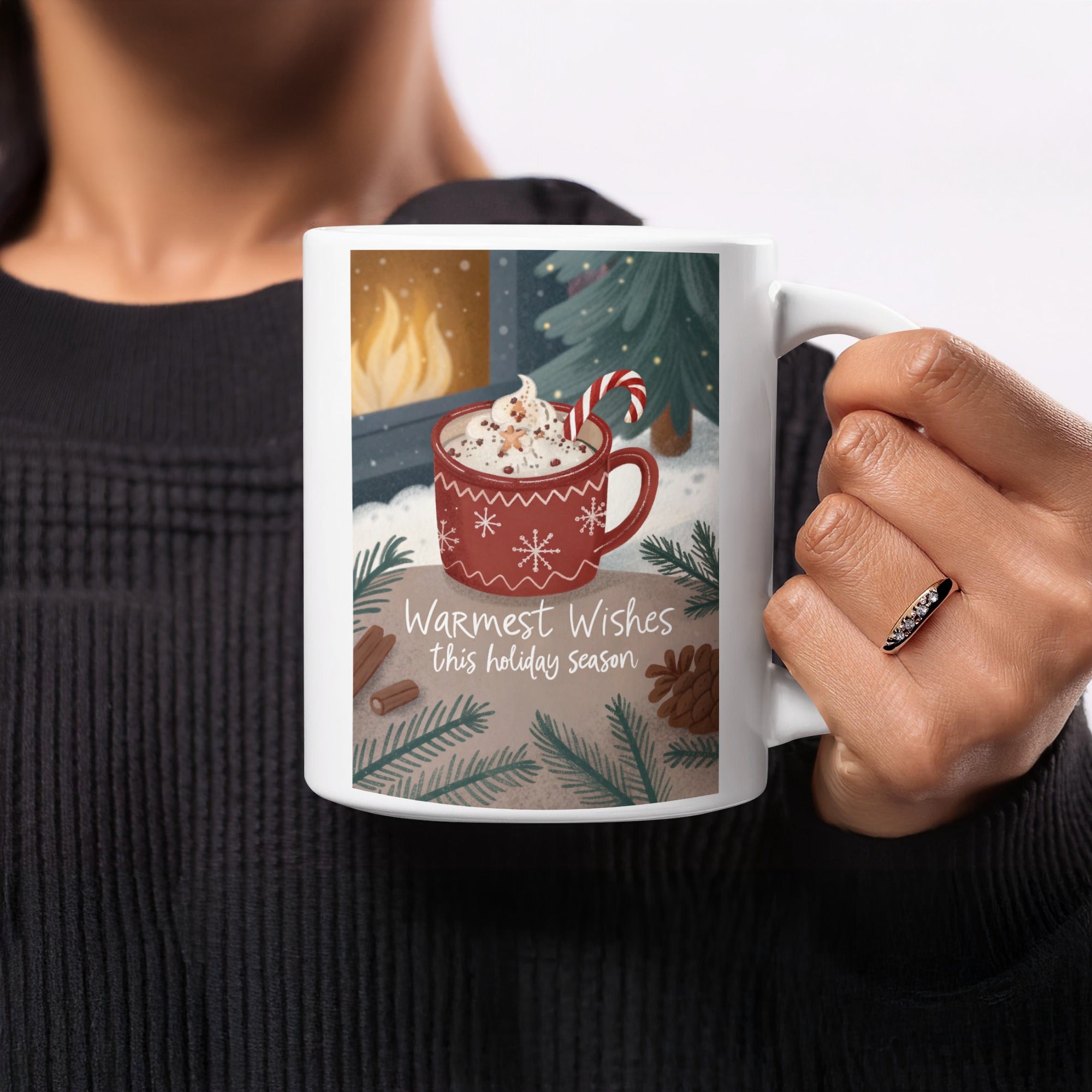 Warmest Wishes This Holiday Season Festive Mug