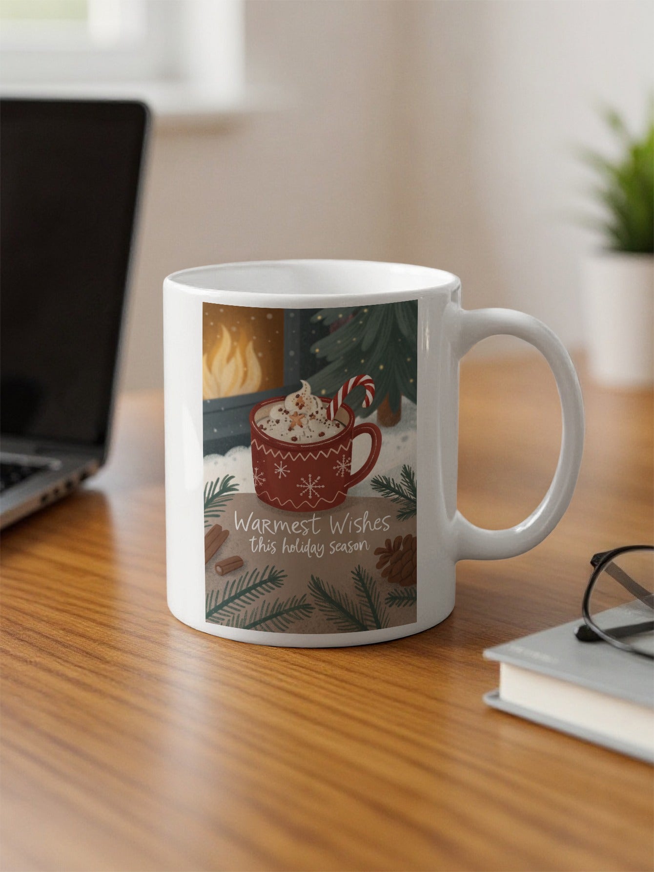 Warmest Wishes This Holiday Season Mug for Festive Cheer