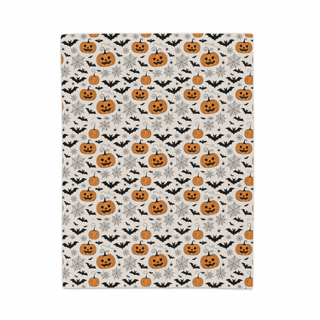 Halloween Pumpkin and Bat Pattern Blanket product type