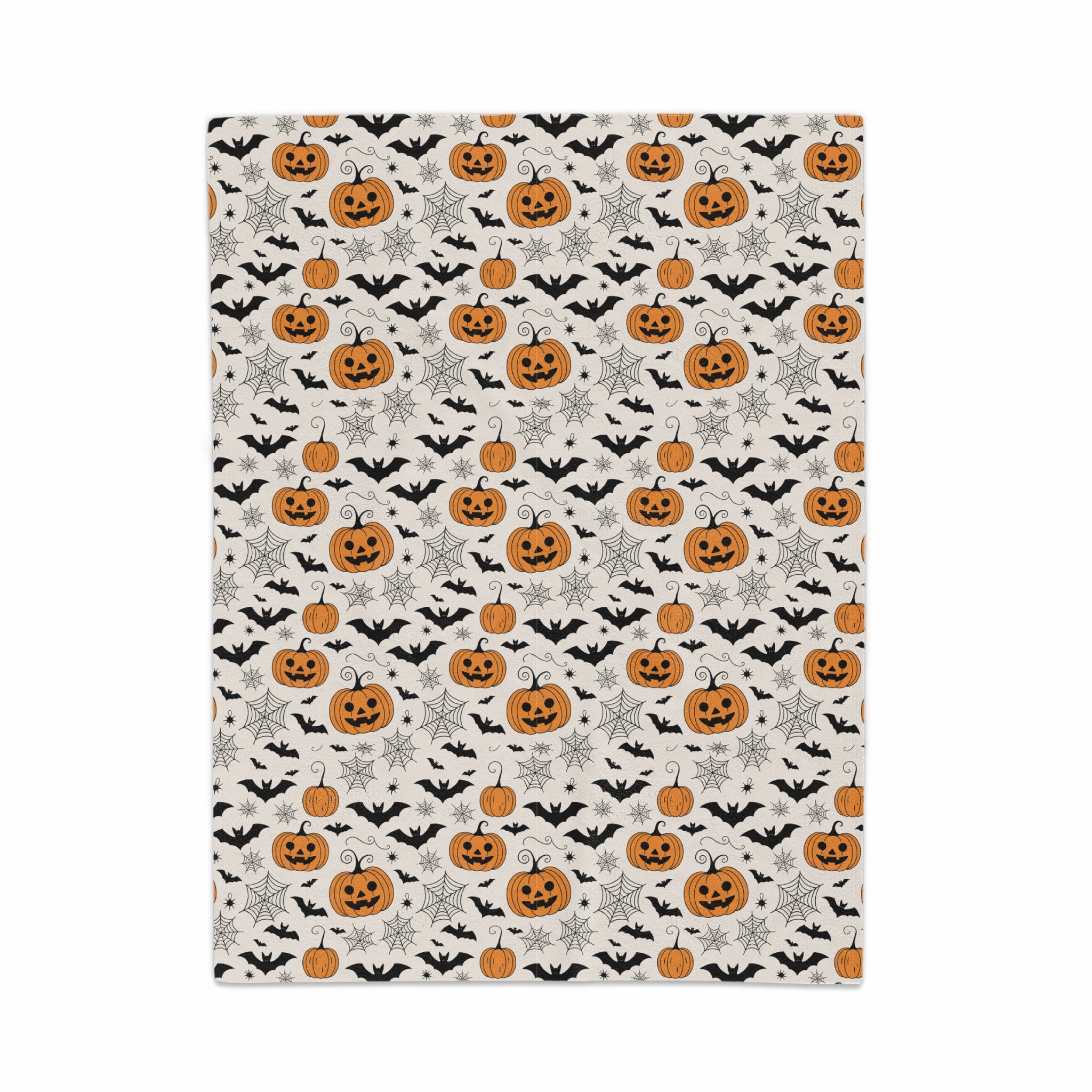 Halloween Pumpkin and Bat Pattern Blanket product type